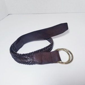 Cole Haan Genuine Leather Weave Braided Belt xs/s